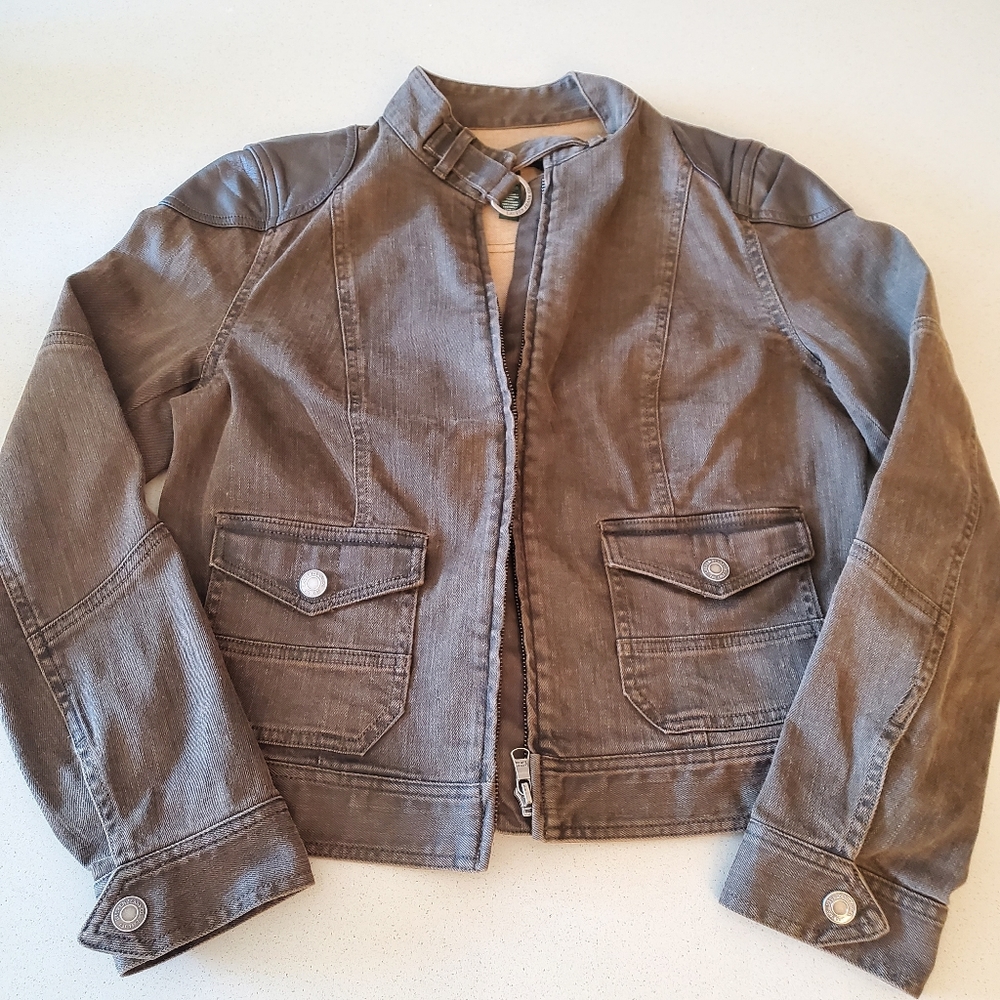 Vintage Ralph Lauren Brown Denim Riding Jean Jacket